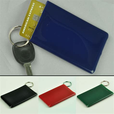 fuel card holder with keyring|fleet card holder with keychain.